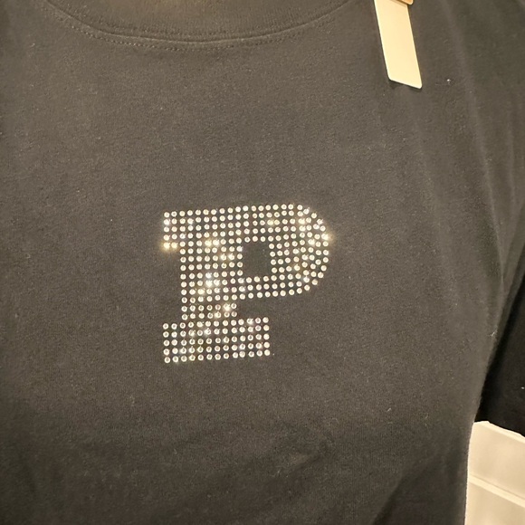 VS Pink blink black outfit set t shirt and sweatpants medium - Picture 5 of 9